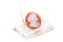 Broche Napoléon III - Broche en or jaune 18 carats et camée agate 58 Facettes B681