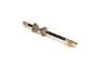 Broche Art déco en or jaune et blanc 18 carats, saphirs et diamants 58 Facettes 22536