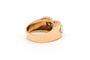 Bague 52 Art Déco - Bague en or blanc et jaune 18 carats et diamants 58 Facettes 22550