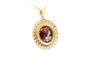 Pendentif Pendentif années 1950 en or jaune 18 carats et émail de Limoges 58 Facettes 22561