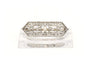 Broche Broche Art déco en or blanc 18 carats, perle et diamants 58 Facettes B658