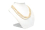 Collier Années 70 - Collier en or blanc, perles et rubis 58 Facettes 22056
