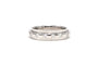 Bague 58 Bague contemporaine en or blanc et diamants taille brillant 58 Facettes 22452