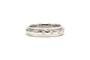 Bague 58 Bague contemporaine en or blanc et diamants taille brillant 58 Facettes 22452