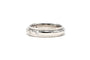 Bague 58 Bague contemporaine en or blanc et diamants taille brillant 58 Facettes 22452