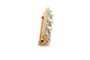 Broche Art déco - Broche en or jaune, perles et diamants taille rose 58 Facettes 21629