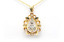 Art Déco - Pendentif en or jaune et blanc 18 carats et diamants 58 Facettes 22686