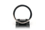 Bague 53 Alliance demi-américaine en or blanc et diamants 58 Facettes 22703