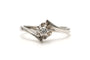 Bague 52 Art déco - Bague en or blanc 18 carats et diamant taille brillant 58 Facettes 22701