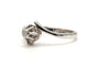 Bague 52 Art déco - Bague en or blanc 18 carats et diamant taille brillant 58 Facettes 22701