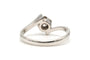 Bague 52 Art déco - Bague en or blanc 18 carats et diamant taille brillant 58 Facettes 22701