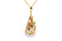 Pendentif Pendentif contemporain en or jaune 18 carats, pierres multiples et diamants 58 Facettes 22832