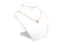 Collier contemporain en or jaune, or blanc et diamants taille 8/8 58 Facettes 22909