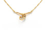 Collier contemporain en or jaune, or blanc et diamants taille 8/8 58 Facettes 22909