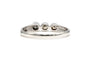 Bague 52 Bague contemporaine en or blanc et diamants taille brillant 58 Facettes 22893