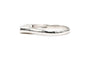 Bague 52 Bague contemporaine en or blanc et diamants taille brillant 58 Facettes 22893