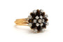 Bague 49 Bague des années 50 en or jaune 18 carats, diamants taille brillant 58 Facettes 22899