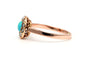 Bague 52 Napoléon III - Bague en or jaune, perles et turquoise 58 Facettes 23013