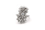 Bague 53 Bague contemporaine en or blanc et diamants 58 Facettes 23009