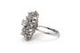 Bague 53 Bague contemporaine en or blanc et diamants 58 Facettes 23009