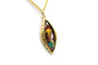 Pendentif Pendentif Art déco en or jaune 18 carats serti d’émail 58 Facettes 22960