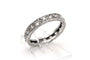 50 Bague Art déco en or blanc 18 carats et diamants taille ancienne 58 Facettes B776