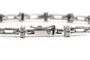 Bracelet contemporain en or blanc et diamants 58 Facettes B777