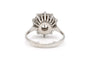 Bague 50 Bague contemporaine en or blanc 18 carats et diamants 1,35 ct 58 Facettes 23066