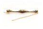 Broche Broche Art Déco en or jaune et blanc, onyx, saphirs et diamants 58 Facettes 23114