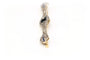 Broche Broche Art Déco en or jaune et blanc, onyx, saphirs et diamants 58 Facettes 23114