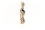 Broche Broche Art Déco en or jaune et blanc, onyx, saphirs et diamants 58 Facettes 23114