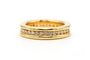 Bague 50 Bague contemporaine en or jaune 18 carats et diamants 58 Facettes 23256