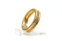 Bague 50 Bague contemporaine en or jaune 18 carats et diamants 58 Facettes 23256