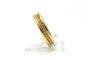 50 Bague contemporaine en or jaune 18 carats et diamants 58 Facettes 23256