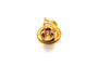 Art Nouveau - Pendentif en or jaune 18 carats, rubis et perles 58 Facettes 23270