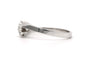 51 Bague contemporaine en or blanc 18 carats et diamants 0,1 ct 58 Facettes 23339