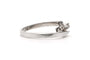 51 Bague contemporaine en or blanc 18 carats et diamants 0,1 ct 58 Facettes 23339