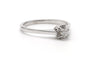 54 Bague Art déco en or blanc 18 carats et diamant 58 Facettes 23336
