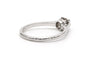 54 Bague Art déco en or blanc 18 carats et diamant 58 Facettes 23336