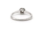 54 Bague Art déco en or blanc 18 carats et diamant 58 Facettes 23336