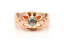 55 Art Déco - Bague en or jaune 18 carats et diamant taille rose 58 Facettes B804