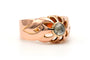 55 Art Déco - Bague en or jaune 18 carats et diamant taille rose 58 Facettes B804