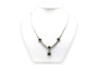 Collier Années 70 - Collier en or blanc, saphirs et diamants 58 Facettes 23301