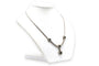 Collier Années 70 - Collier en or blanc, saphirs et diamants 58 Facettes 23301
