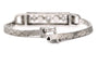 Bracelet Art Déco - Bracelet en or blanc, perles et diamants 58 Facettes 23417