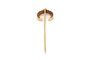 Broche Broche Art nouveau en or jaune 18 carats, rubis et diamants taille rose 58 Facettes B813