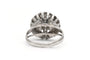 Bague 54 Bague années 50 en or blanc 18 carats, diamants taille brillant, environ 0,98 ct 58 Facettes 23501