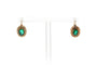 Boucles d'oreilles Napoléon III - Boucles d'oreilles en or jaune, perles et cristal 58 Facettes 23543