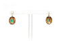 Boucles d'oreilles Napoléon III - Boucles d'oreilles en or jaune, perles et cristal 58 Facettes 23543