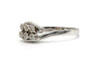 Bague 55 Bague années 70 en or blanc 18 carats et diamants 58 Facettes 23337